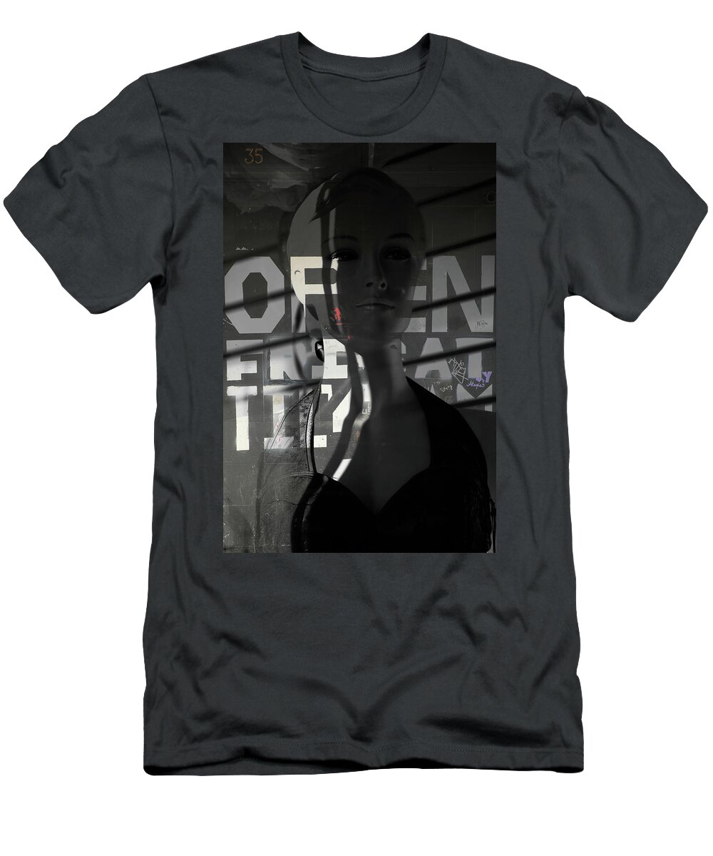 Three T-Shirt featuring the photograph Till Three by J C