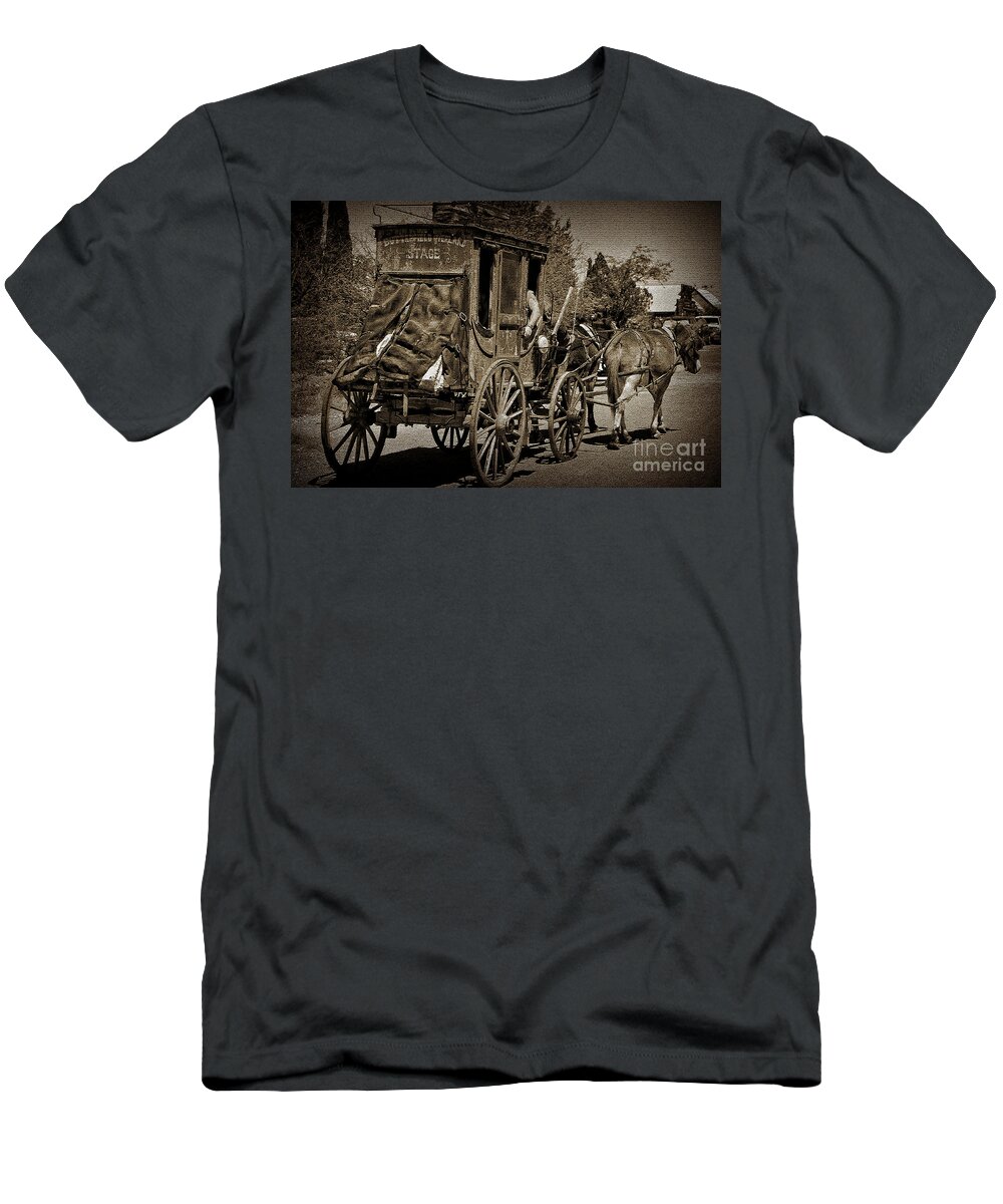 Tombstone T-Shirt featuring the photograph Tombstone Stagecoach by Kirt Tisdale