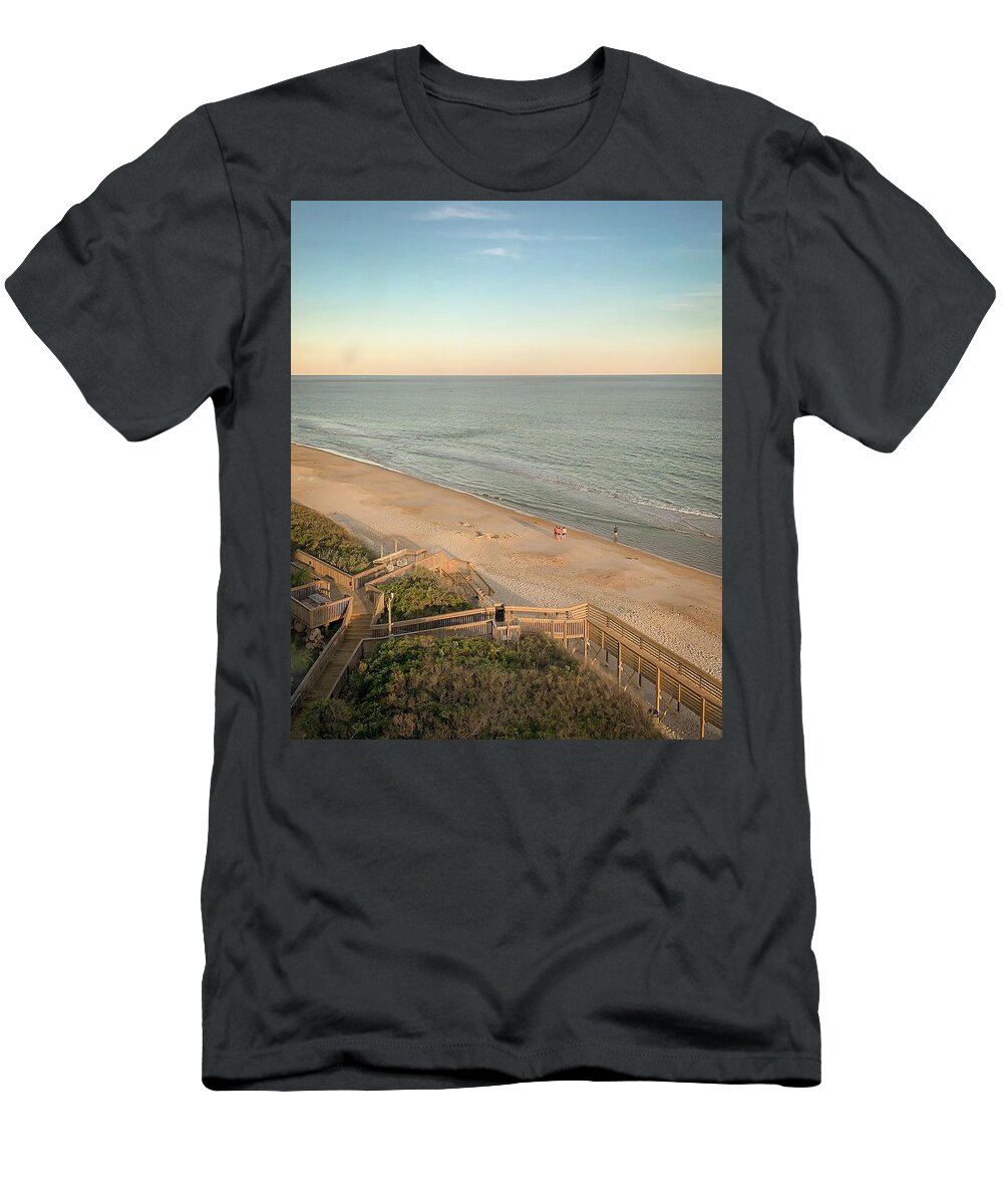 Beach T-Shirt featuring the photograph Topsail Beach North Carolina by Rick Nelson