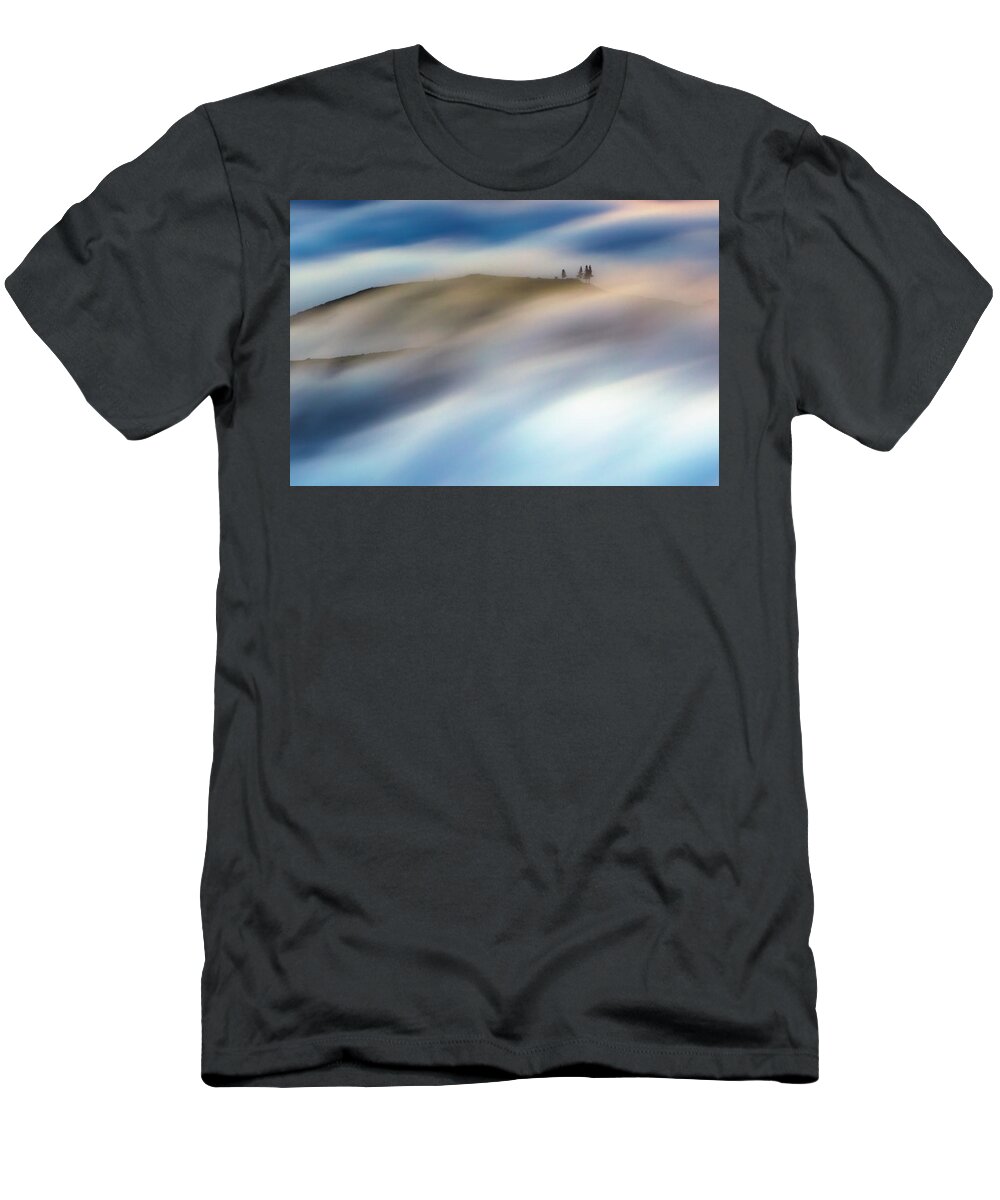 Atlantic Ocean T-Shirt featuring the photograph Touch Of Wind by Evgeni Dinev