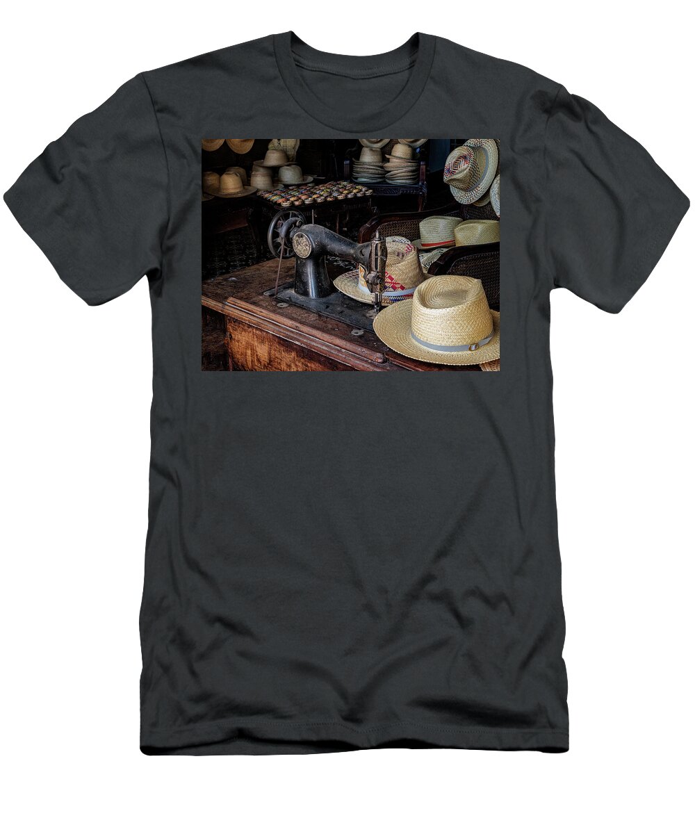 Havana Cuba T-Shirt featuring the photograph Trinidad Hatter by Tom Singleton