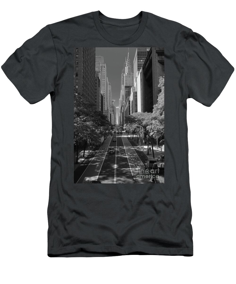 Tudor T-Shirt featuring the photograph Tudor Bridge NYC by Paul Watkins