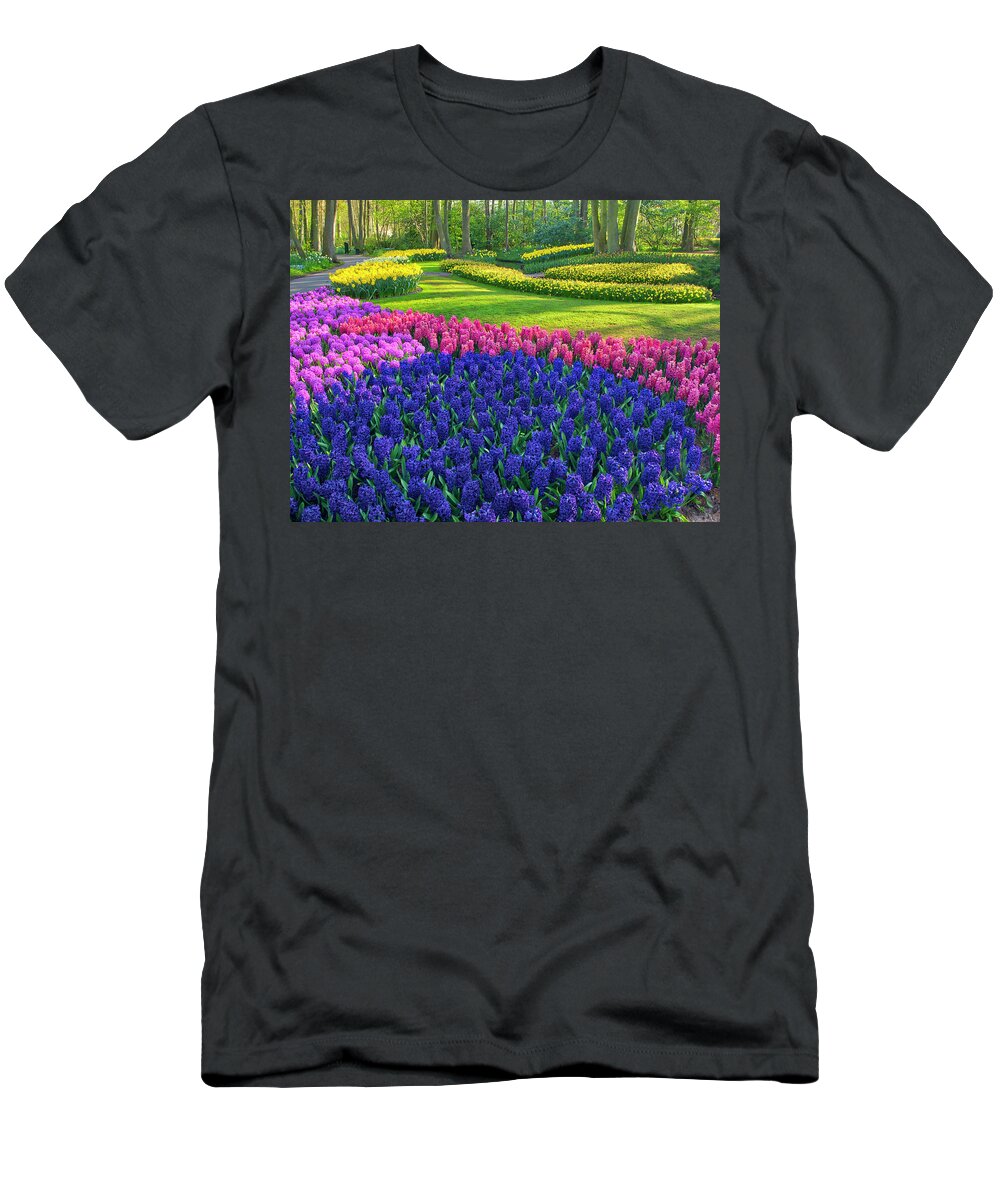 Agricultural T-Shirt featuring the photograph Tulip Curves by Eggers Photography
