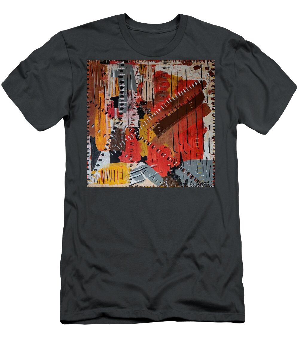 Colorado T-Shirt featuring the painting Tunes by Pam O'Mara