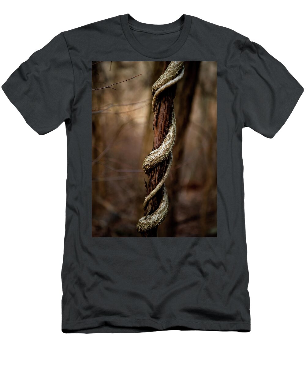 Nature T-Shirt featuring the photograph Twisted Growth by Rose Guinther