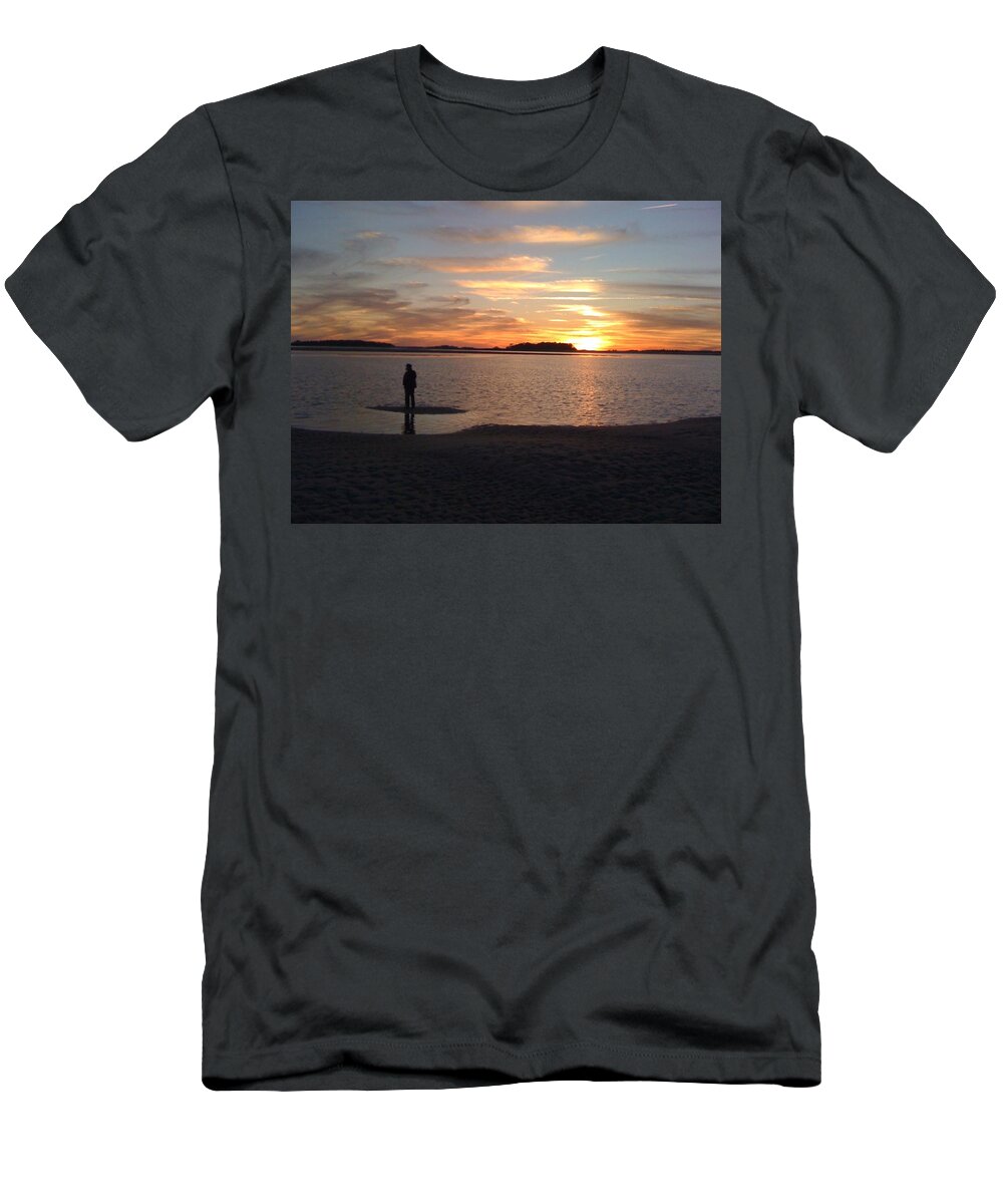 Beach T-Shirt featuring the photograph Tybee Sunset by Lee Darnell