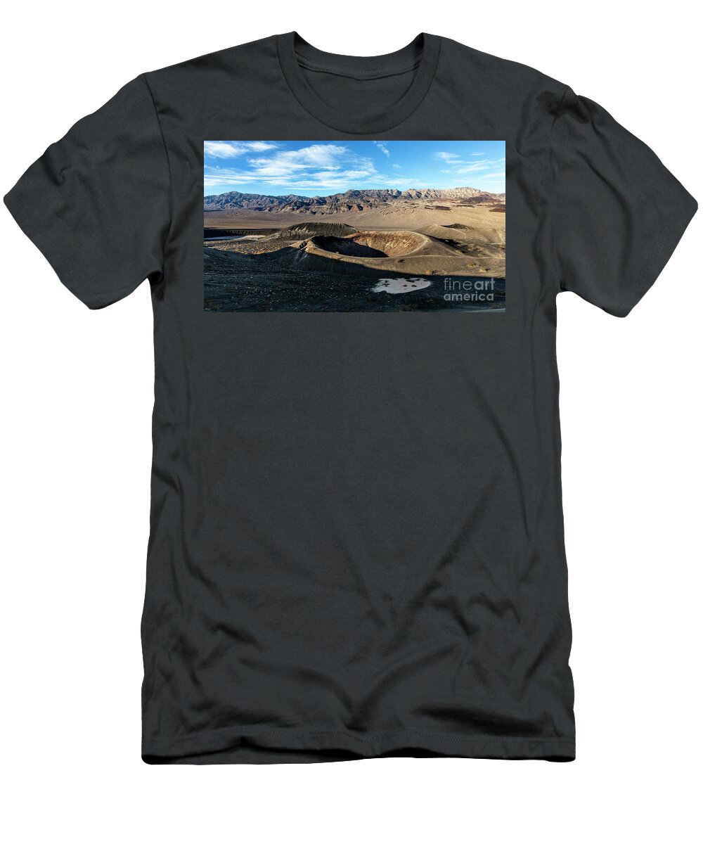 Death Valley T-Shirt featuring the photograph Ubehebe Crater by Erin Marie Davis