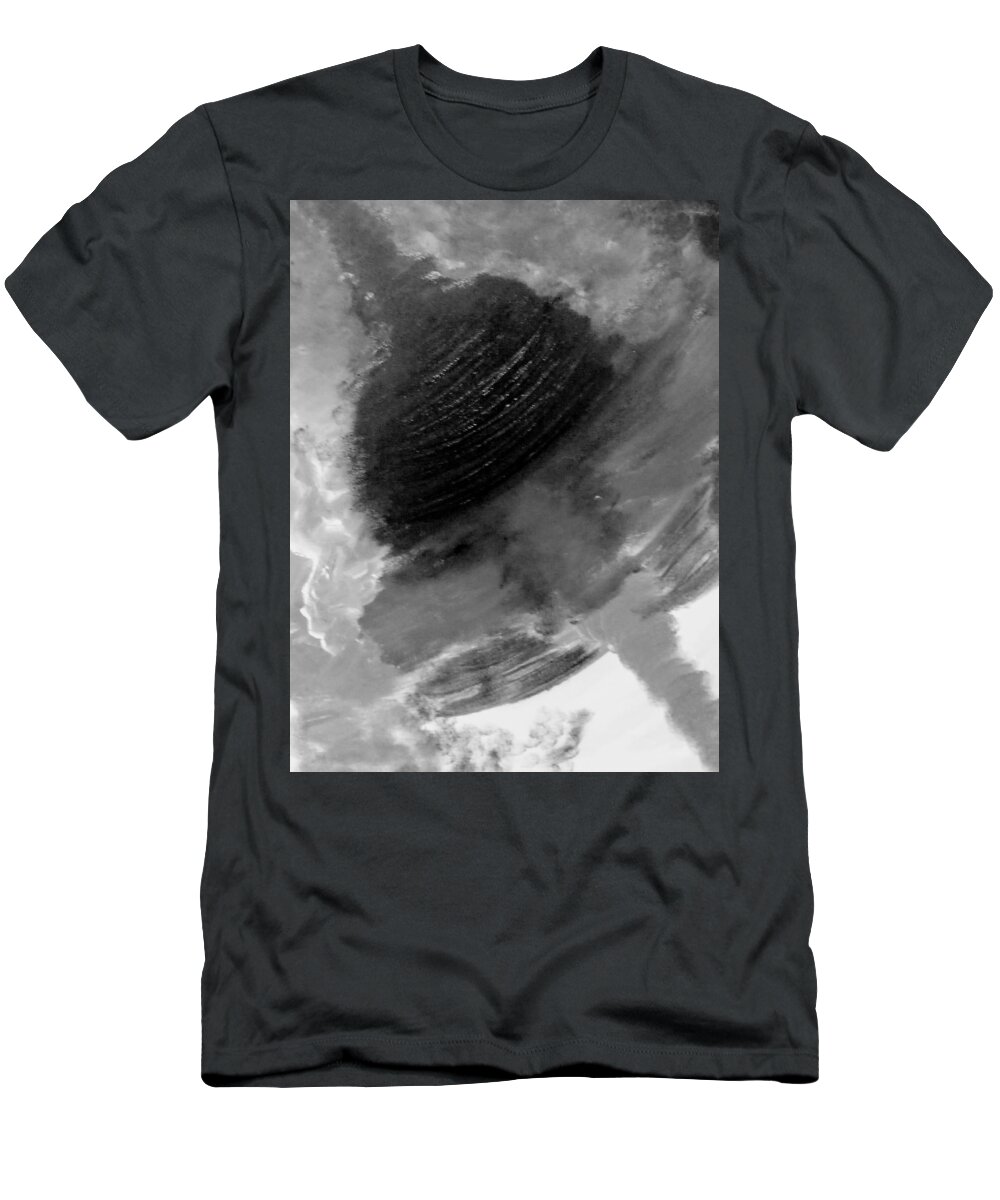 Ufo T-Shirt featuring the painting Unexpained UFO by Anna Adams