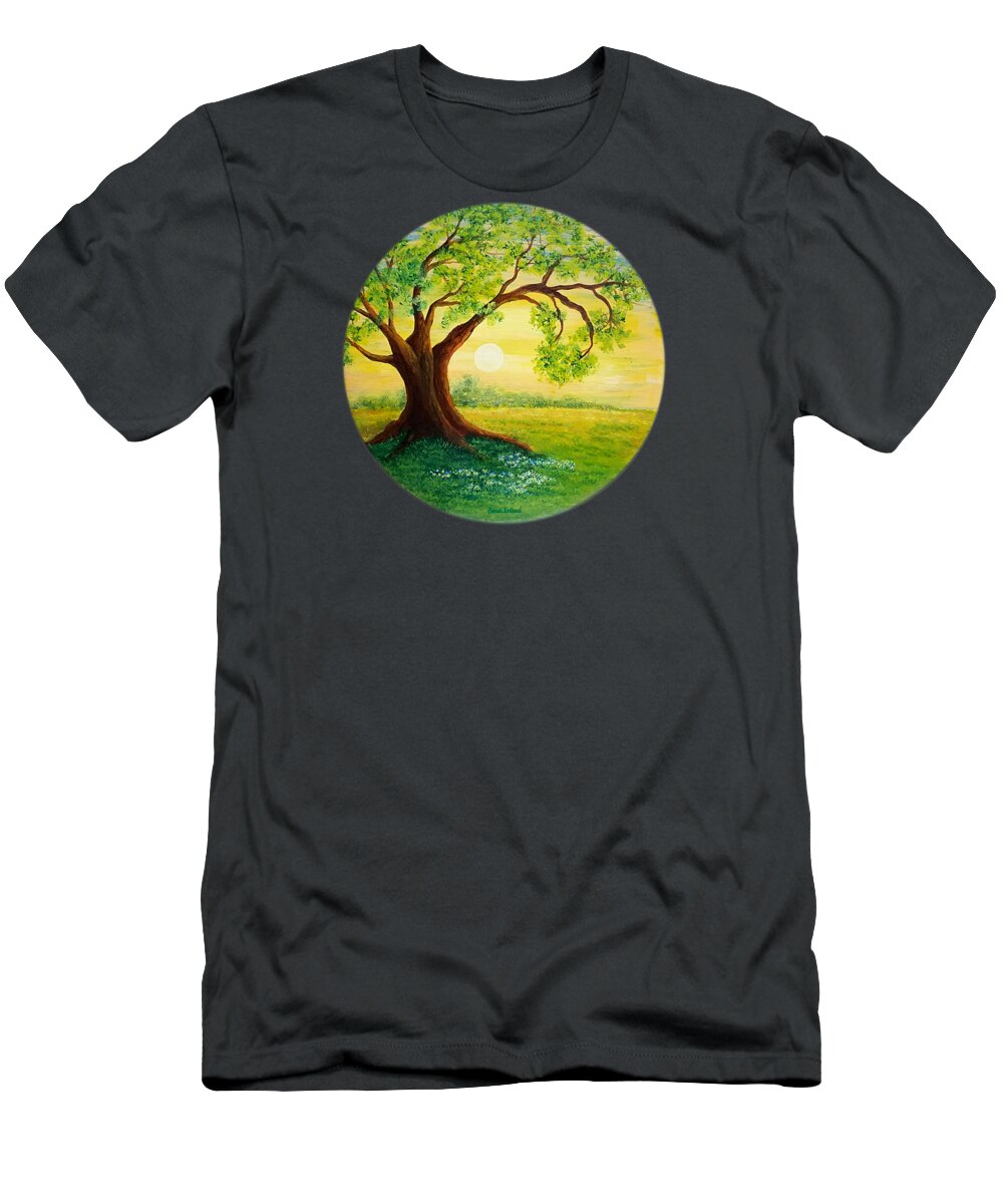 Until T-Shirt featuring the painting Until Tomorrow by Sarah Irland