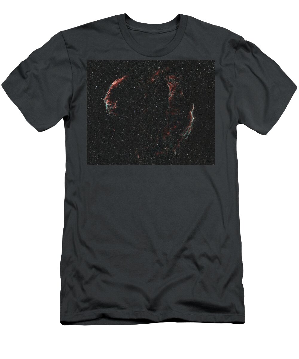 Nebula T-Shirt featuring the photograph Veil Nebula Complex by Brian Weber