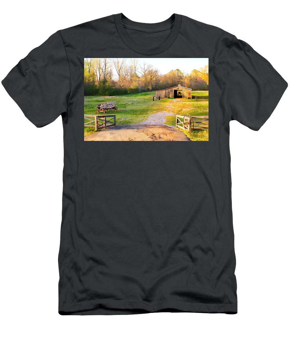 Prattville T-Shirt featuring the photograph W 4th Street Farm by Iryna Goodall