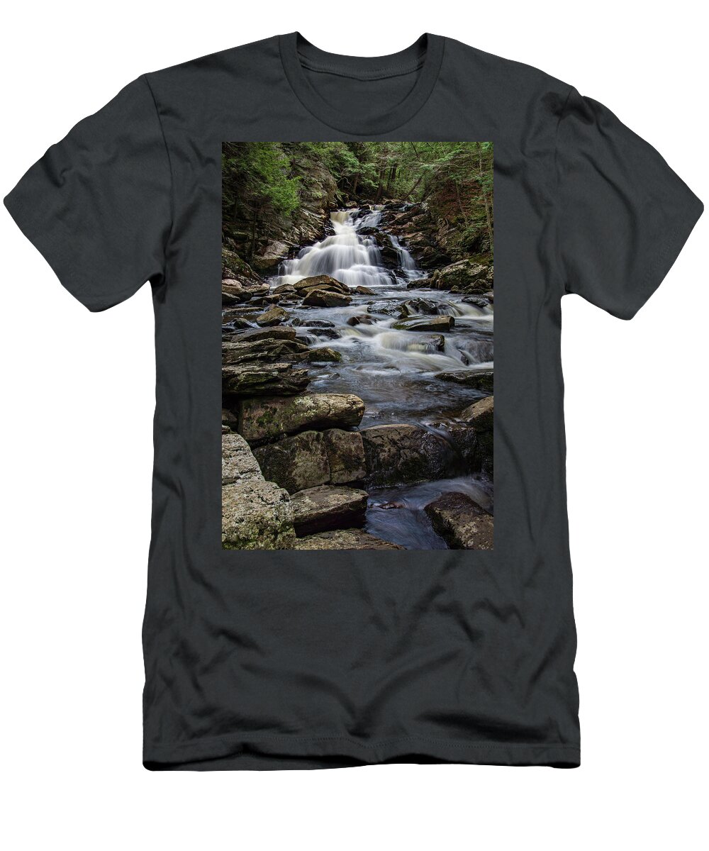 Bolders T-Shirt featuring the photograph Wahconah Falls 4 by Dimitry Papkov