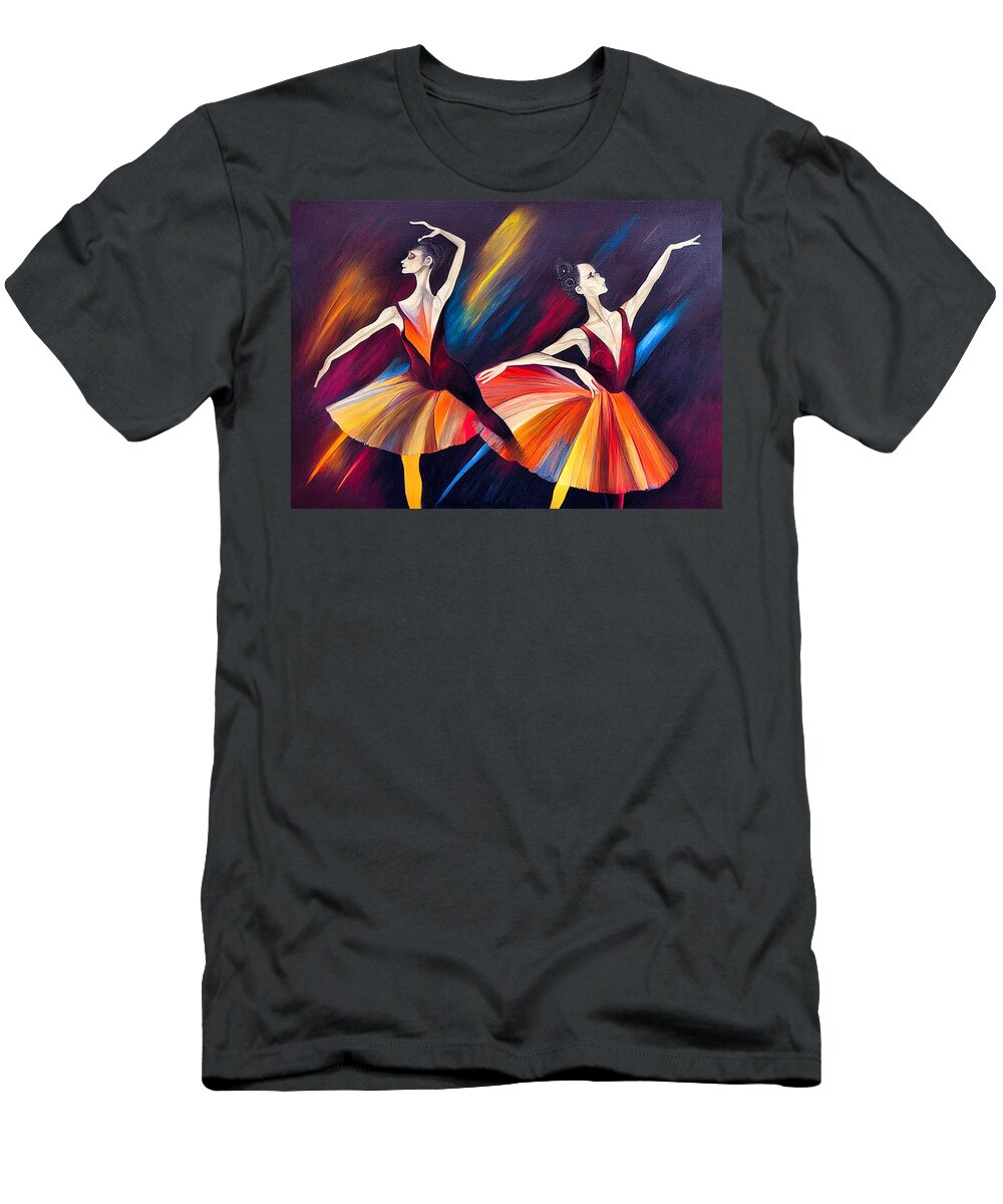 War Dance T-Shirt featuring the digital art War Dance by Craig Boehman