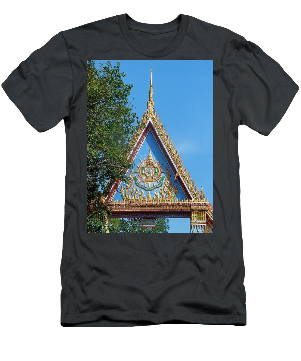 Scenic T-Shirt featuring the photograph Wat Bung Temple Gate DTHNR0221 by Gerry Gantt