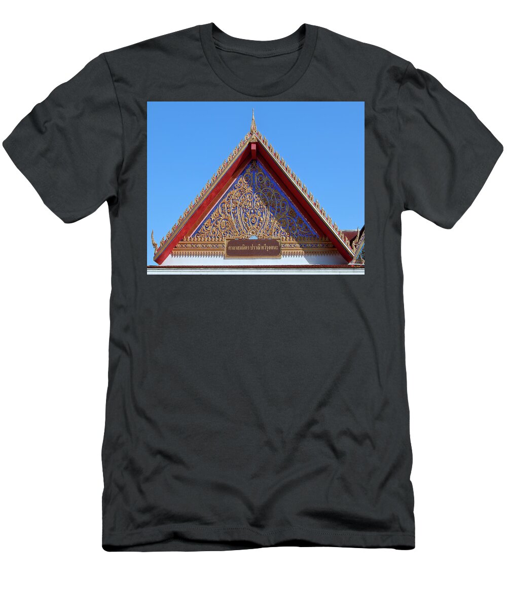 Scenic T-Shirt featuring the photograph Wat Maha Pruettharam Gable DTHB1049 by Gerry Gantt
