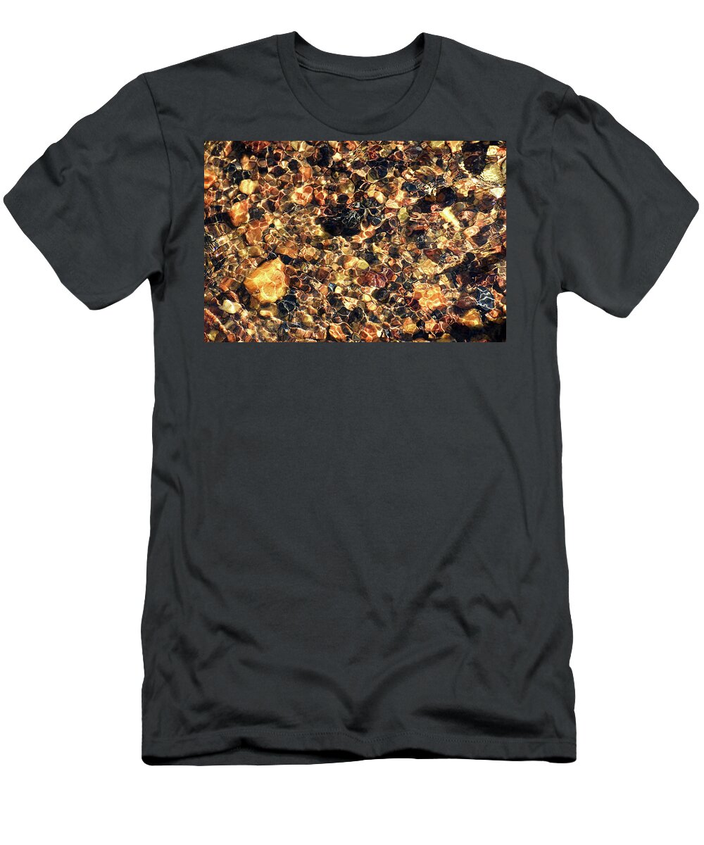 Stone T-Shirt featuring the photograph Water and Stone by Jason Bohannon