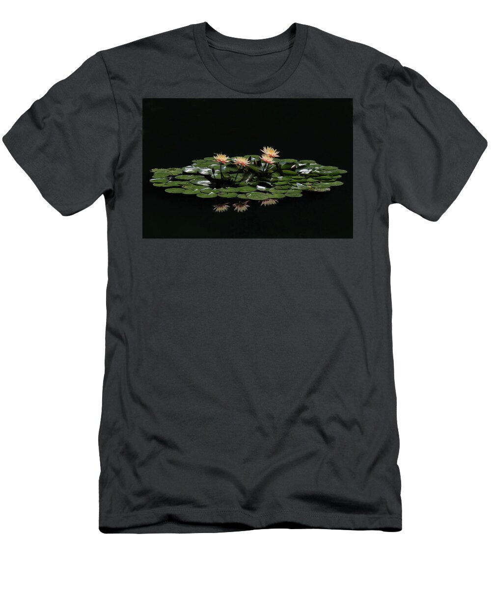 Water Lily T-Shirt featuring the photograph Water Lilies 8 by Richard Krebs