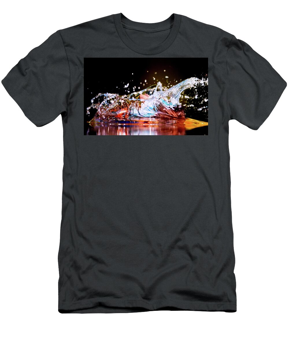 Water T-Shirt featuring the photograph Water Splash 2 by Patricia Piotrak