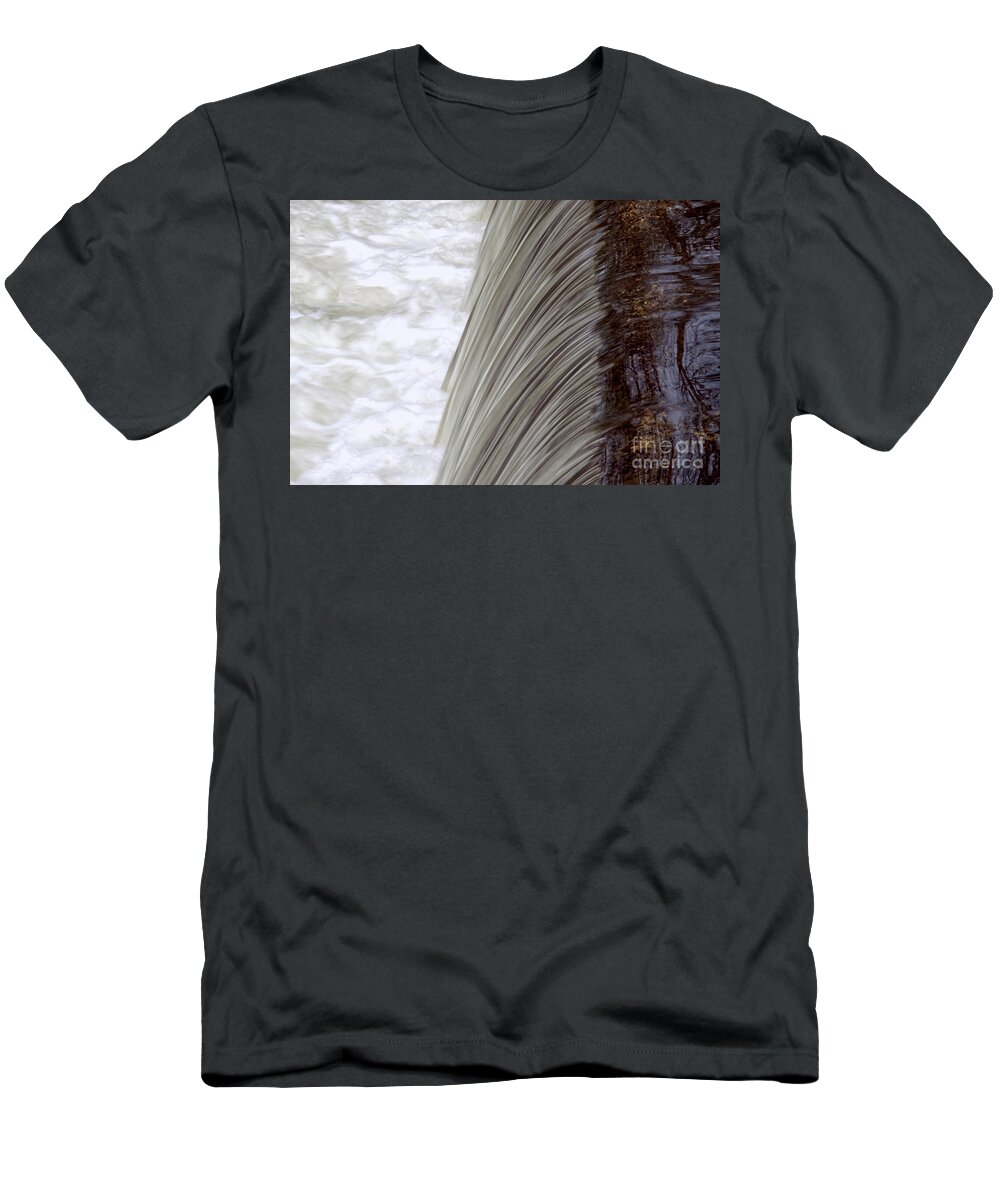 Affinity Photo T-Shirt featuring the photograph Waterfall in Alkington Woods by Pics By Tony