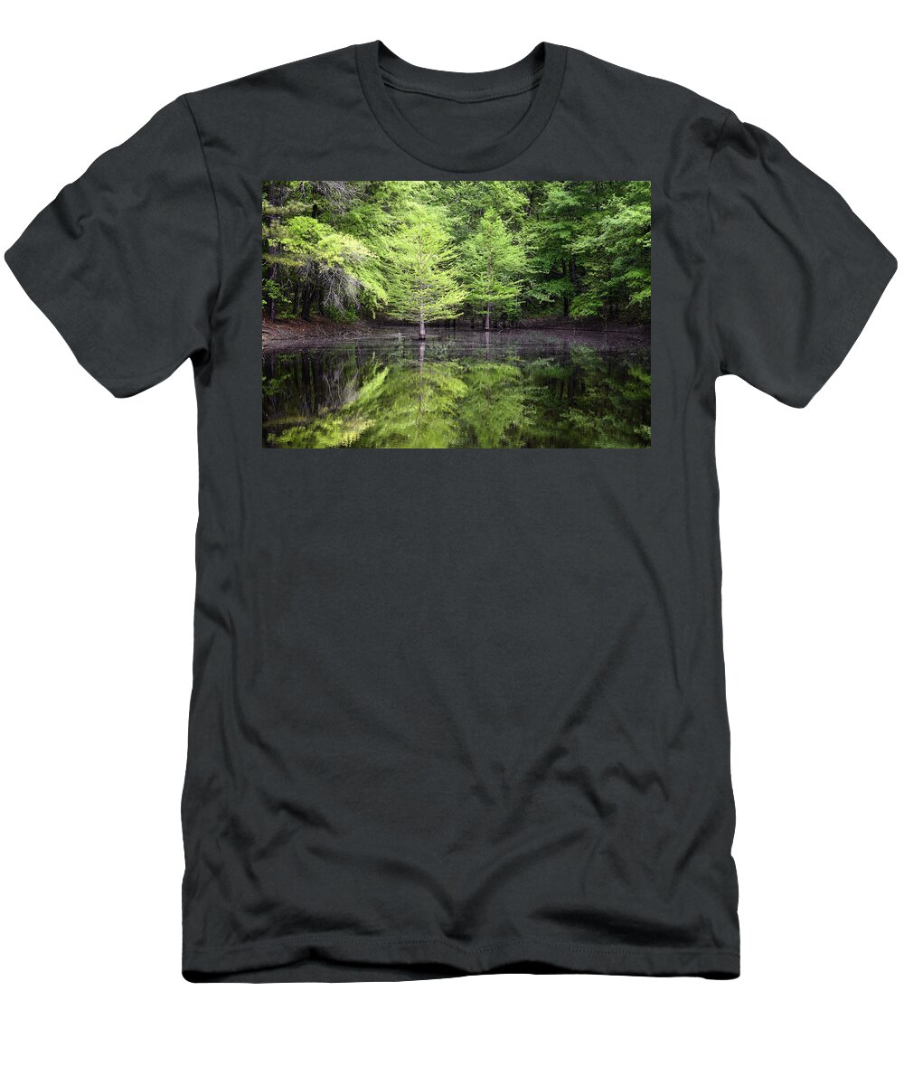 Reflection T-Shirt featuring the photograph Water's Edge by Steven Nelson