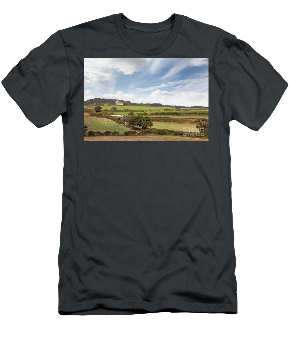 Weybourne T-Shirt featuring the photograph Weybourne windmill in Norfolk England by Simon Bratt