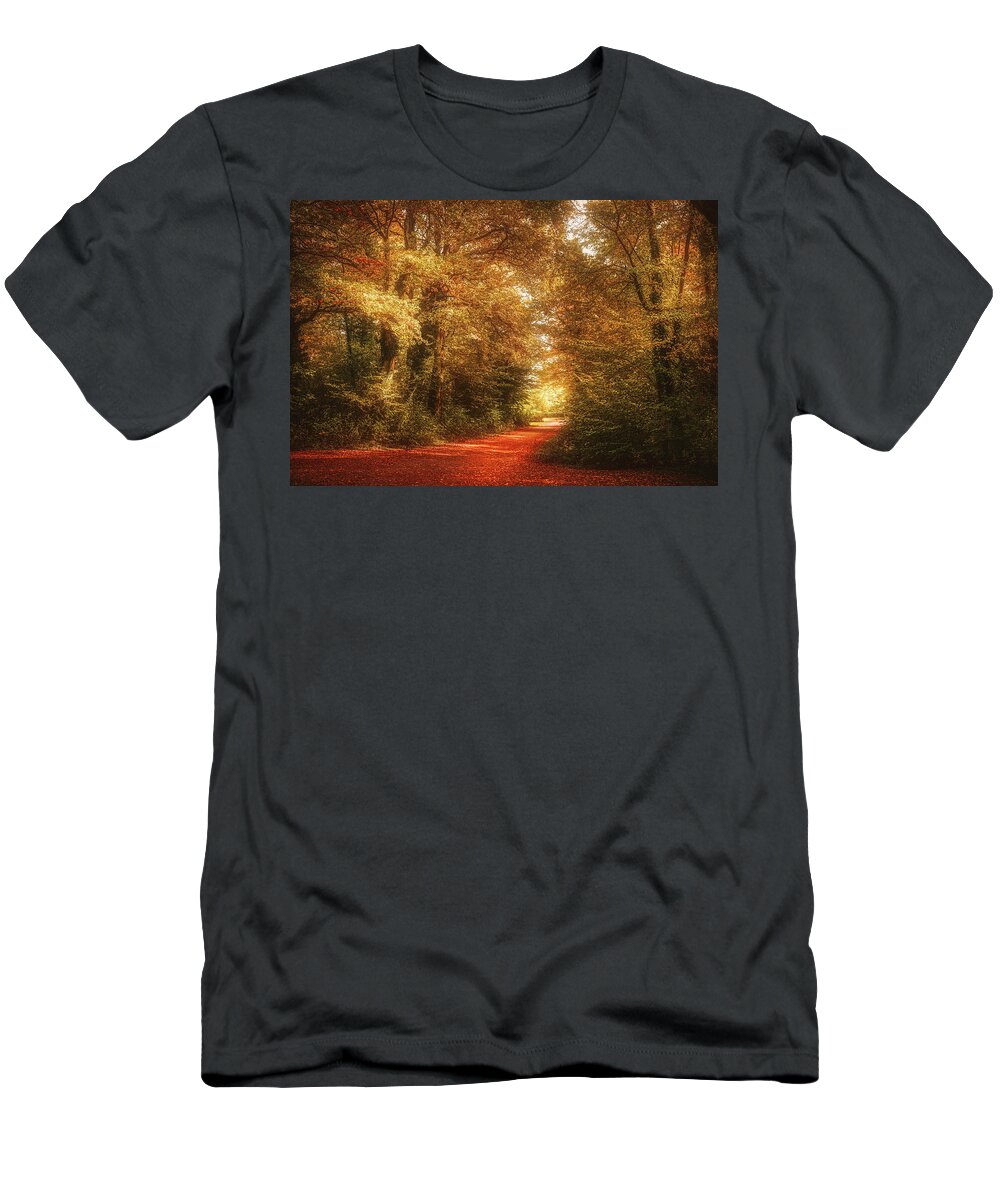 Forest T-Shirt featuring the photograph When Silence Breaks by Philippe Sainte-Laudy