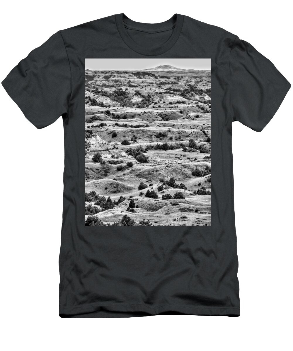 Badlands T-Shirt featuring the photograph Where Buffalo Roam by Amanda R Wright