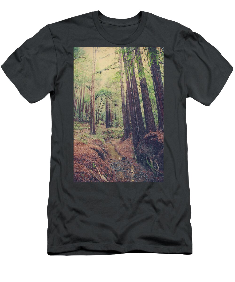 Redwood Regional Park T-Shirt featuring the photograph Wherever You May Roam by Laurie Search