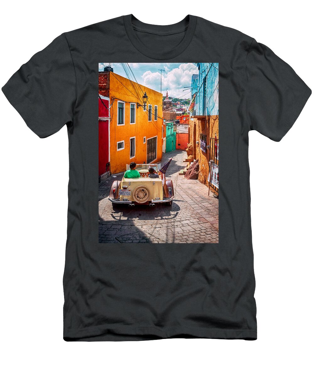 Guanajuato T-Shirt featuring the photograph Who said Mexicans were poor by Tatiana Travelways