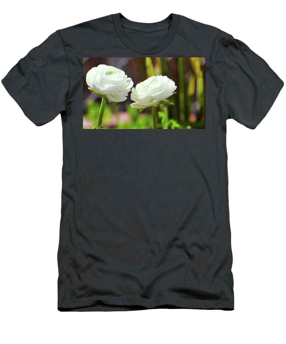 White Color T-Shirt featuring the photograph Wonderful White by Scott Burd