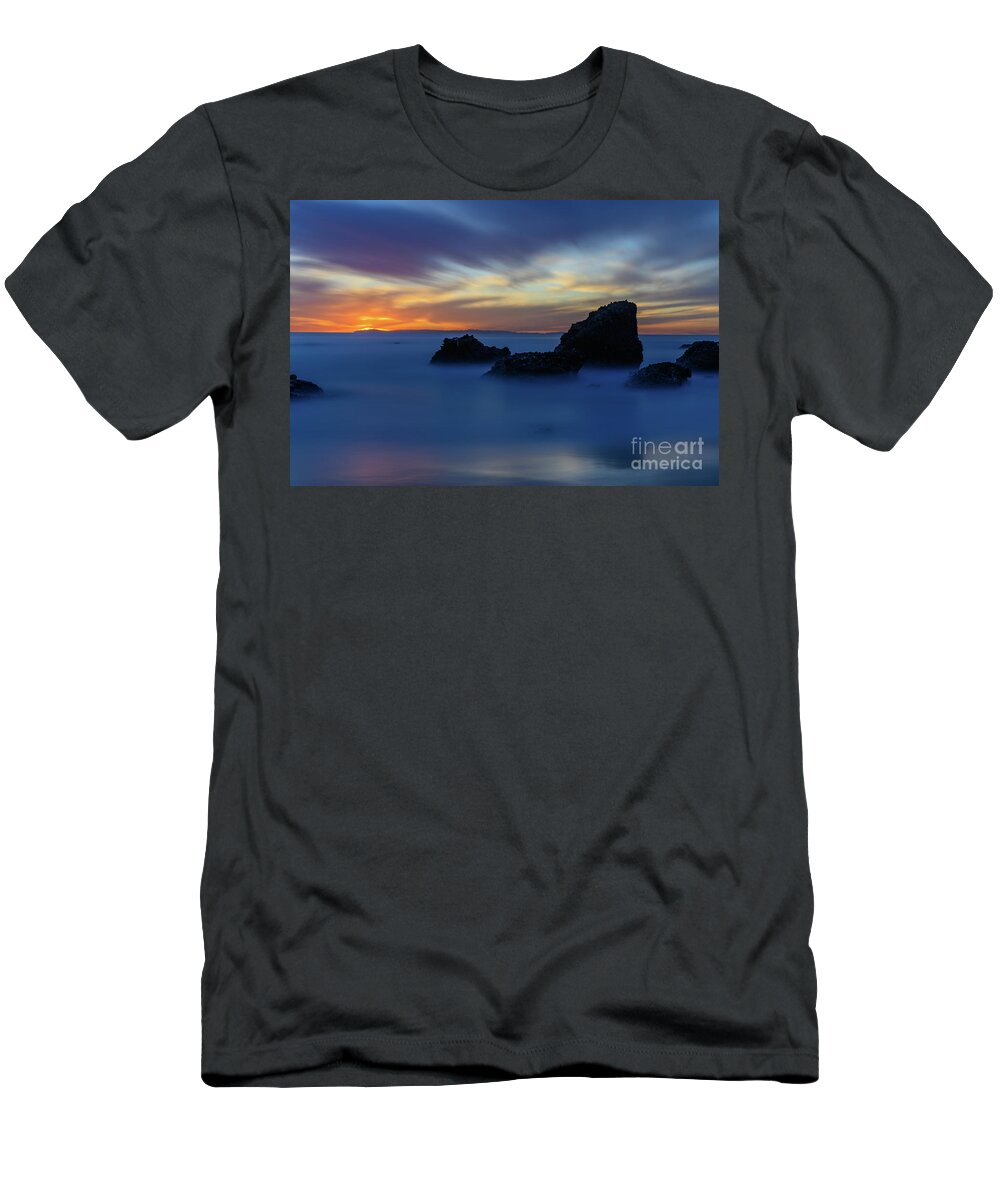 Time Lapse Laguna Beach T-Shirt featuring the photograph Woods Cove Laguna Beach #1 by Abigail Diane Photography