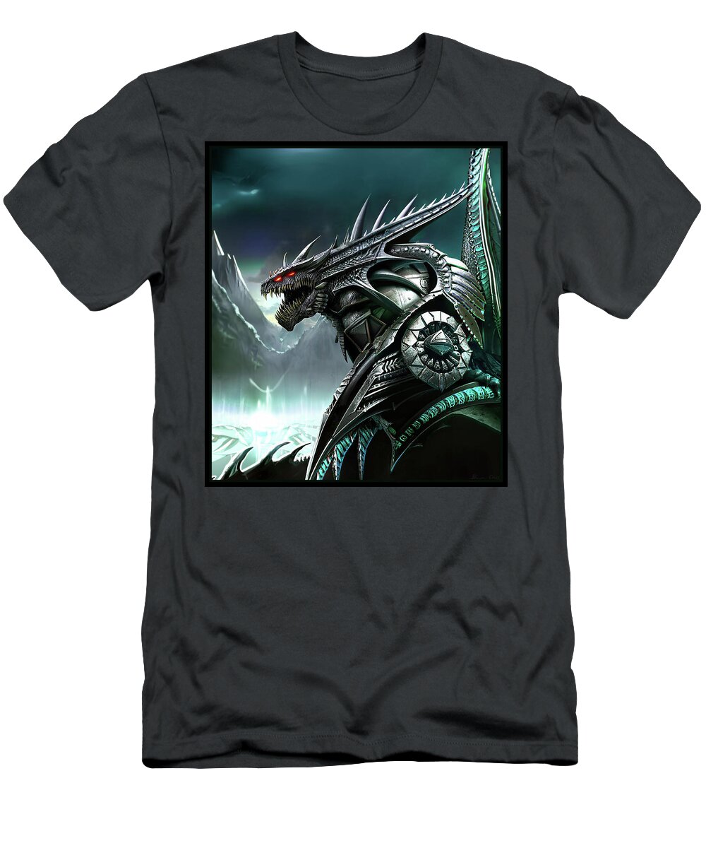 Monster T-Shirt featuring the digital art Xnatxyksit'ra-ek - The Ground that Pulls by Shawn Dall
