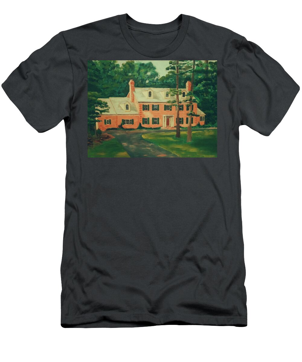 House T-Shirt featuring the painting Yards by Try Cheatham
