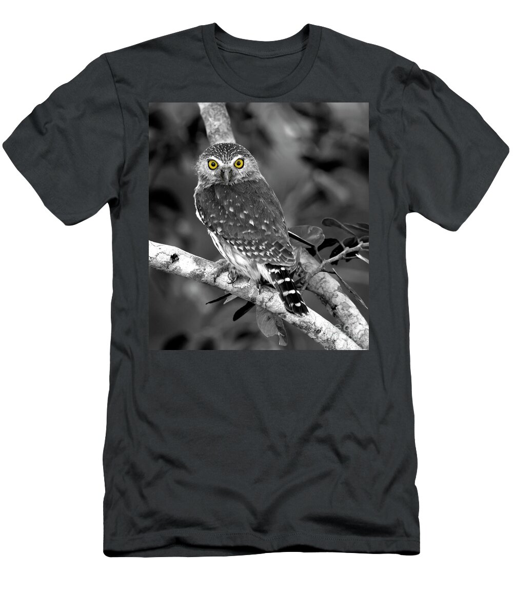 Yellow T-Shirt featuring the photograph Yellow Eyes by Patrick Nowotny