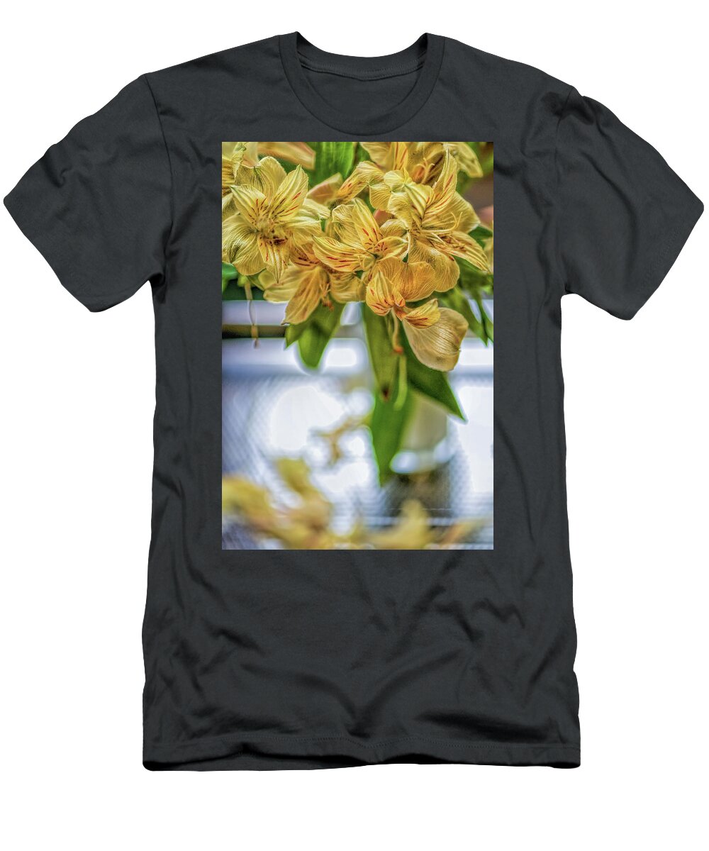 Yellow Flowers T-Shirt featuring the photograph Yellow Flowers by Cordia Murphy