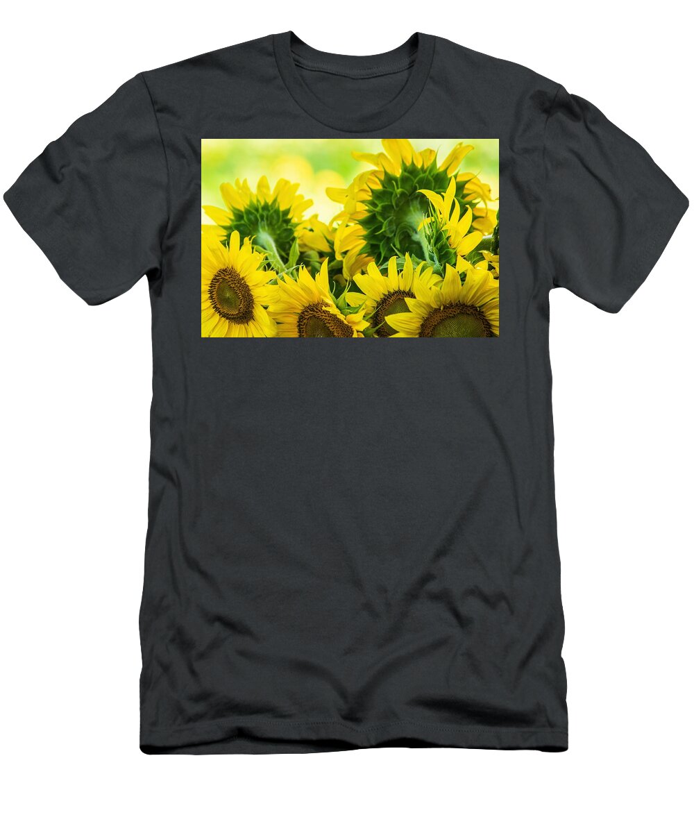 Sunflower T-Shirt featuring the photograph Yellow Splendor by Mary Ann Artz