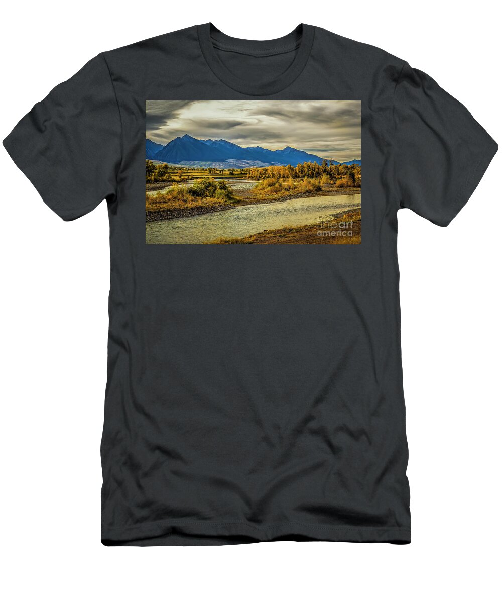 Jon Burch T-Shirt featuring the photograph Yellowstone Morning by Jon Burch Photography