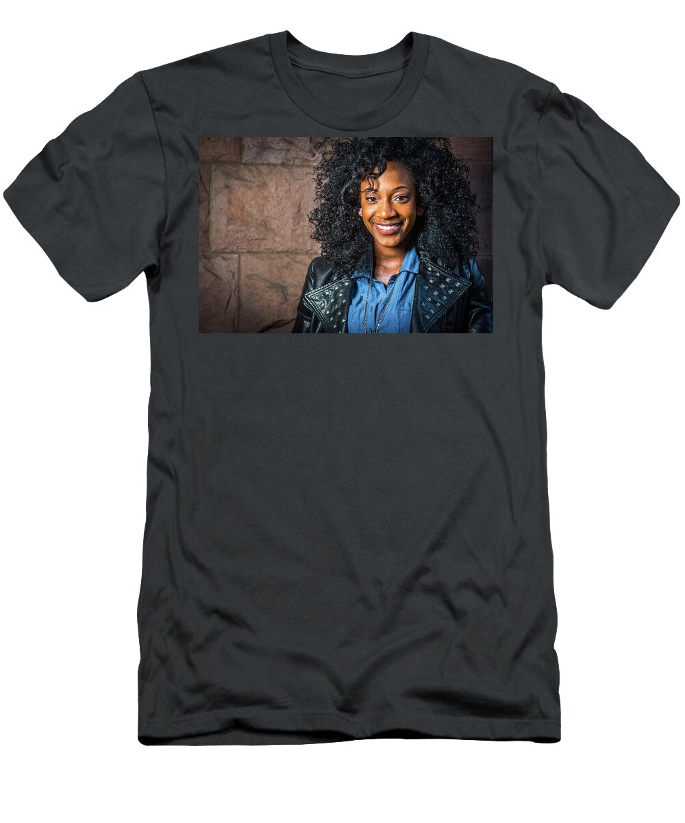 Young T-Shirt featuring the photograph Young Girl by Alexander Image