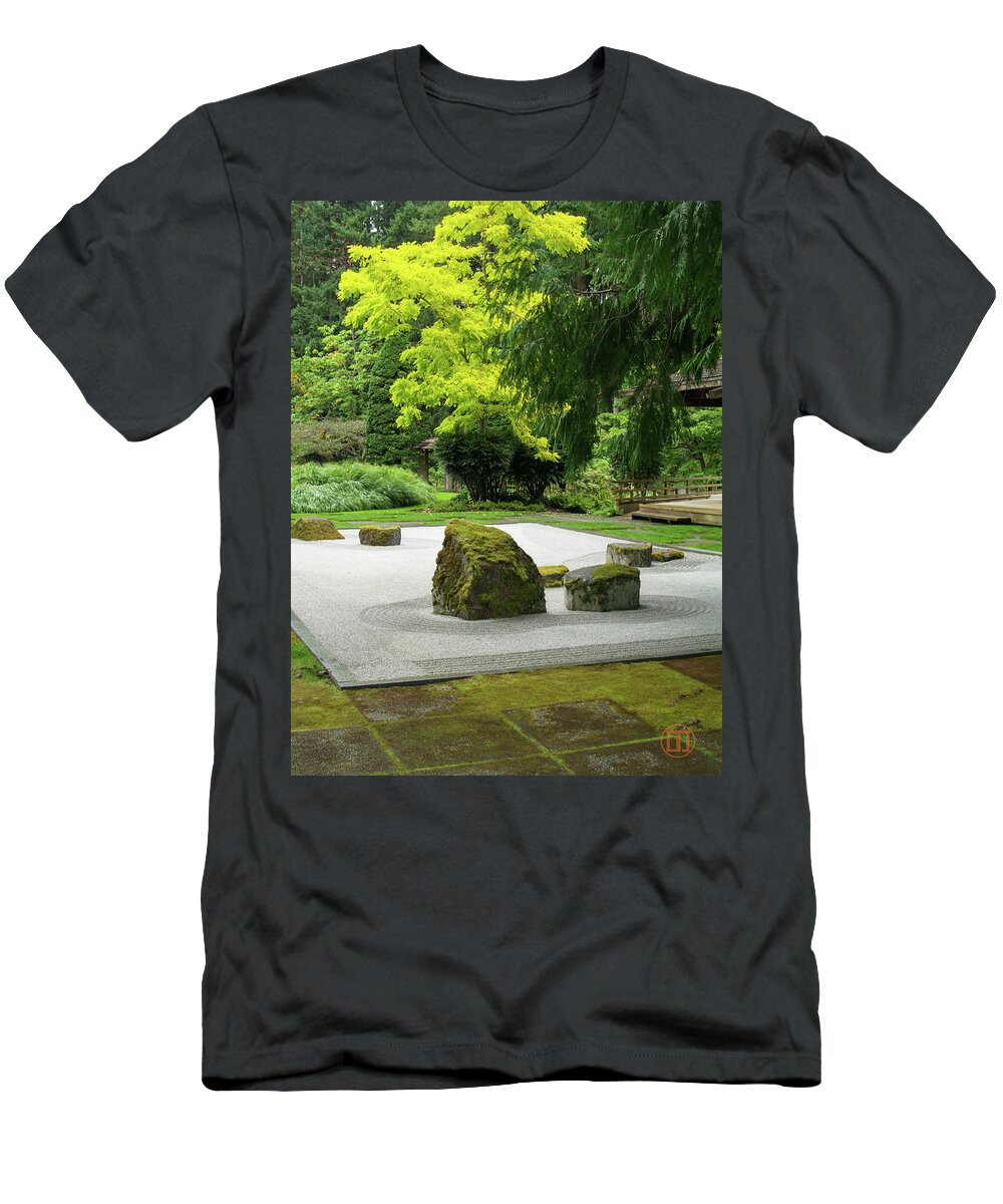Seattle T-Shirt featuring the photograph Zen Garden by Grey Coopre