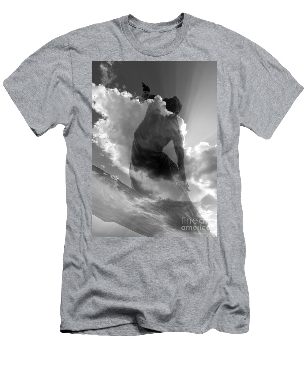 Jesus T-Shirt featuring the photograph The Rising by Rick Rauzi