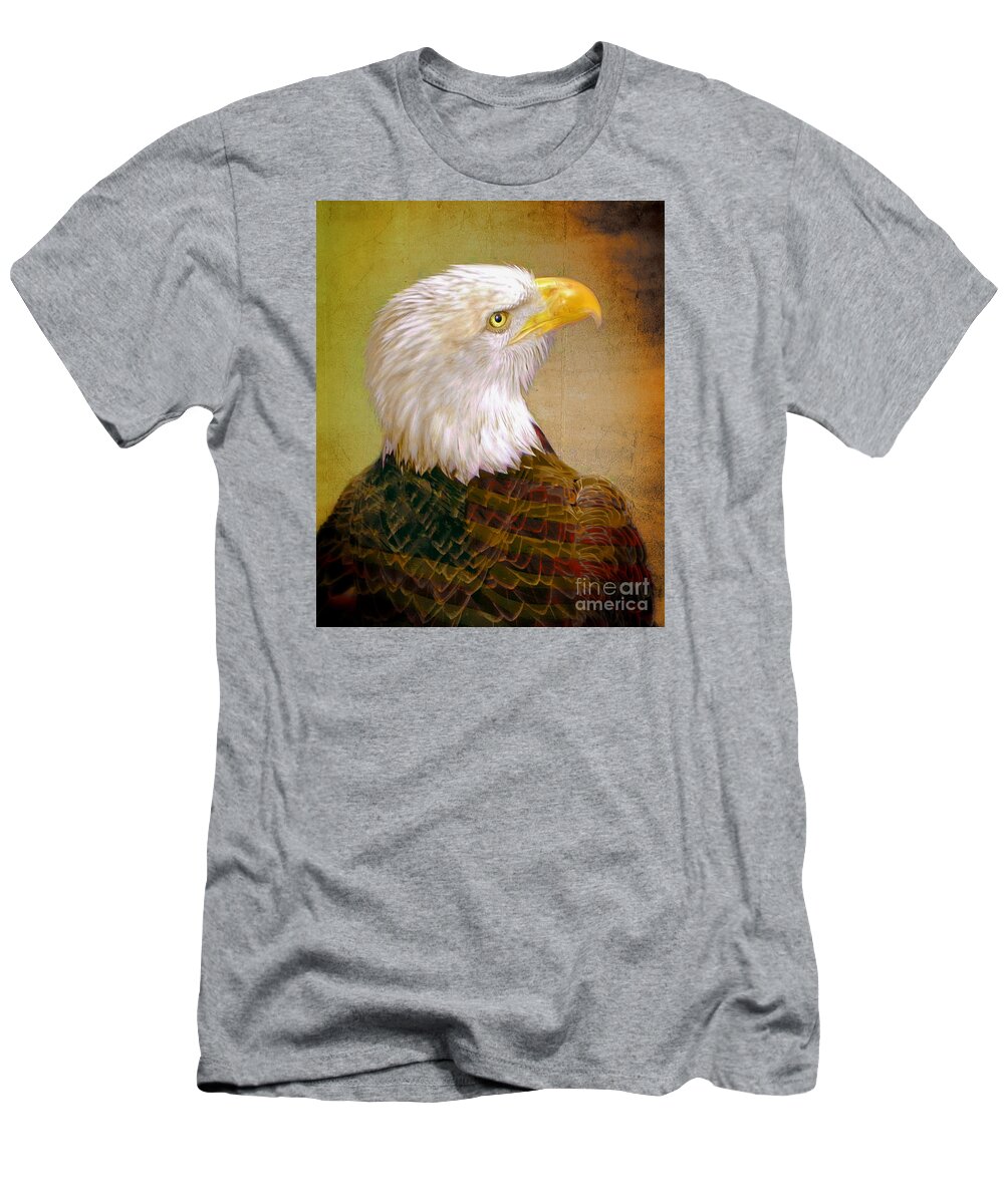 American T-Shirt featuring the photograph American Eagle #1 by Savannah Gibbs