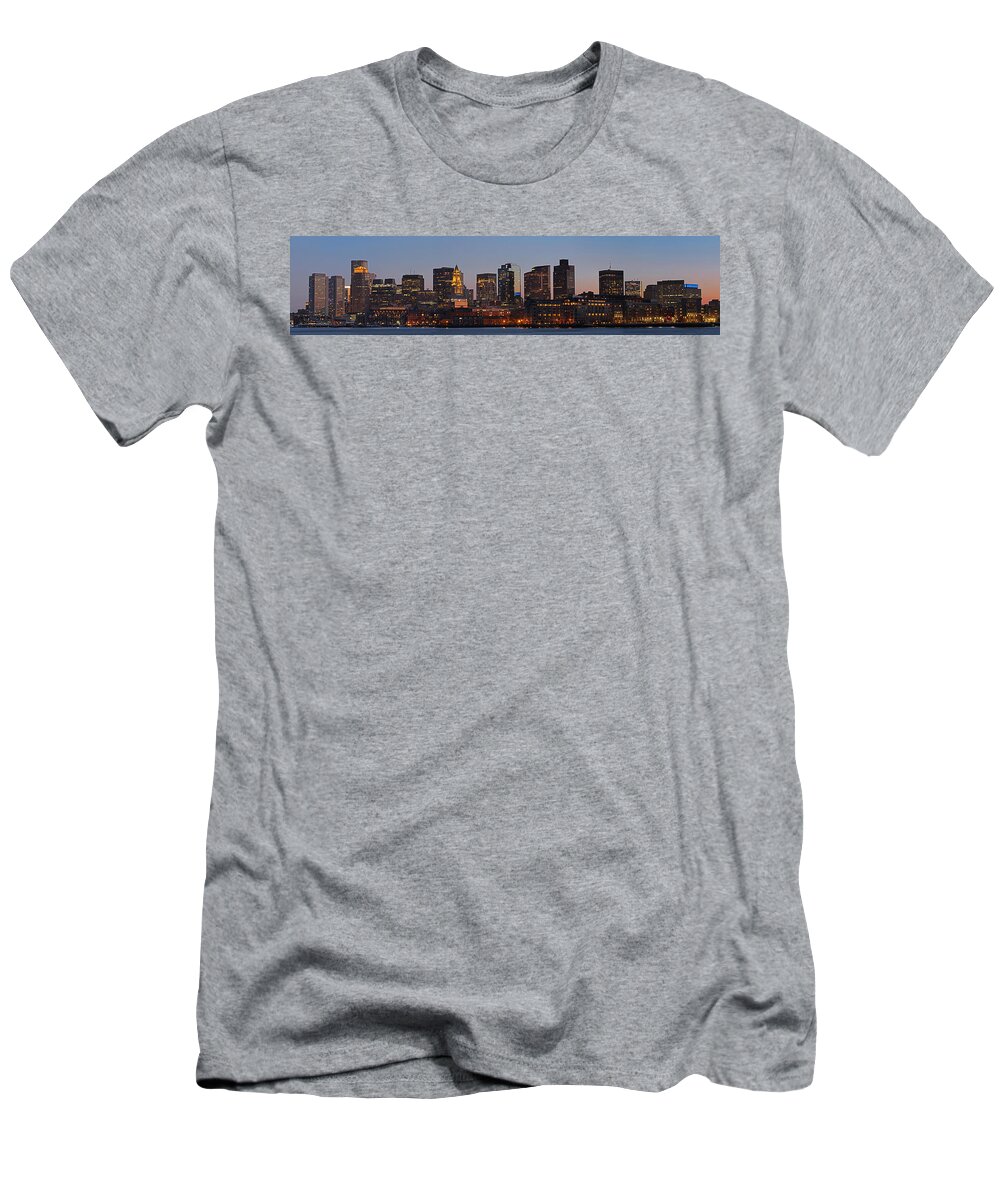 Boston T-Shirt featuring the photograph Beantown #1 by Juergen Roth