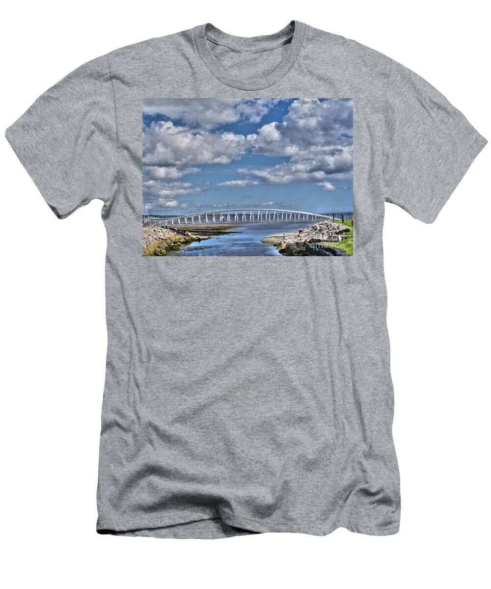 Bridge T-Shirt featuring the photograph Bridge #3 by Nina Ficur Feenan