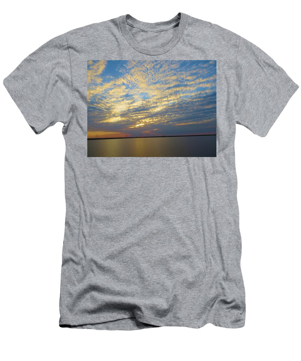Sunset T-Shirt featuring the photograph Everglades Sunset #1 by Dart Humeston