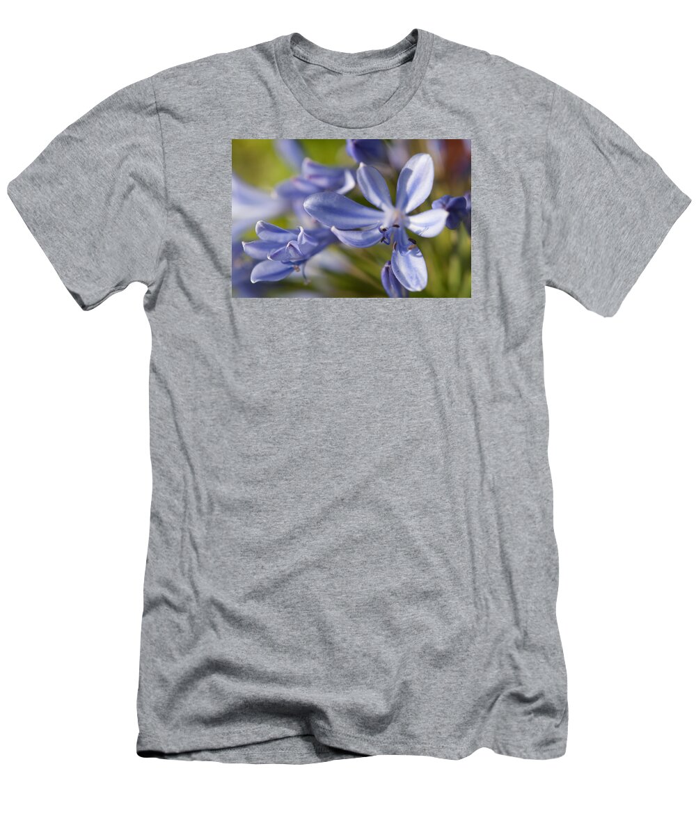 Botanical T-Shirt featuring the photograph Feeling Blue #3 by Miguel Winterpacht
