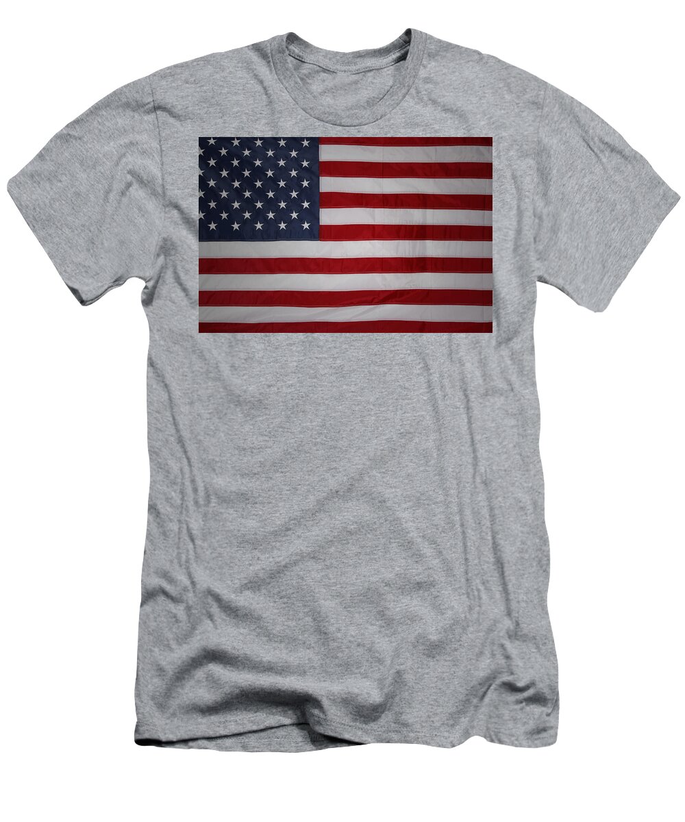 American Flag T-Shirt featuring the photograph USA #1 by Les Cunliffe