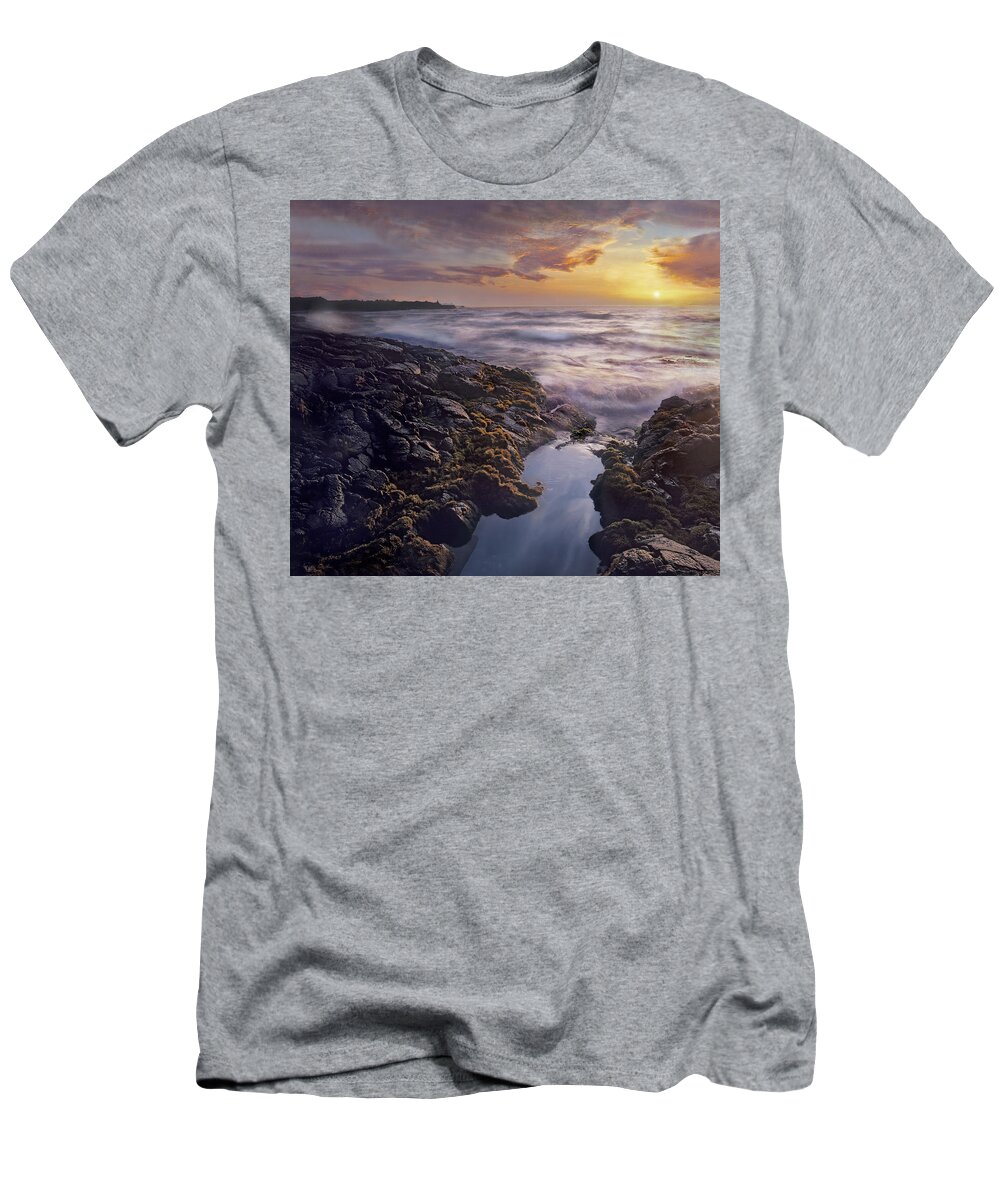 Feb0514 T-Shirt featuring the photograph Wawaloli Beach Big Island Hawaii #1 by Tim Fitzharris