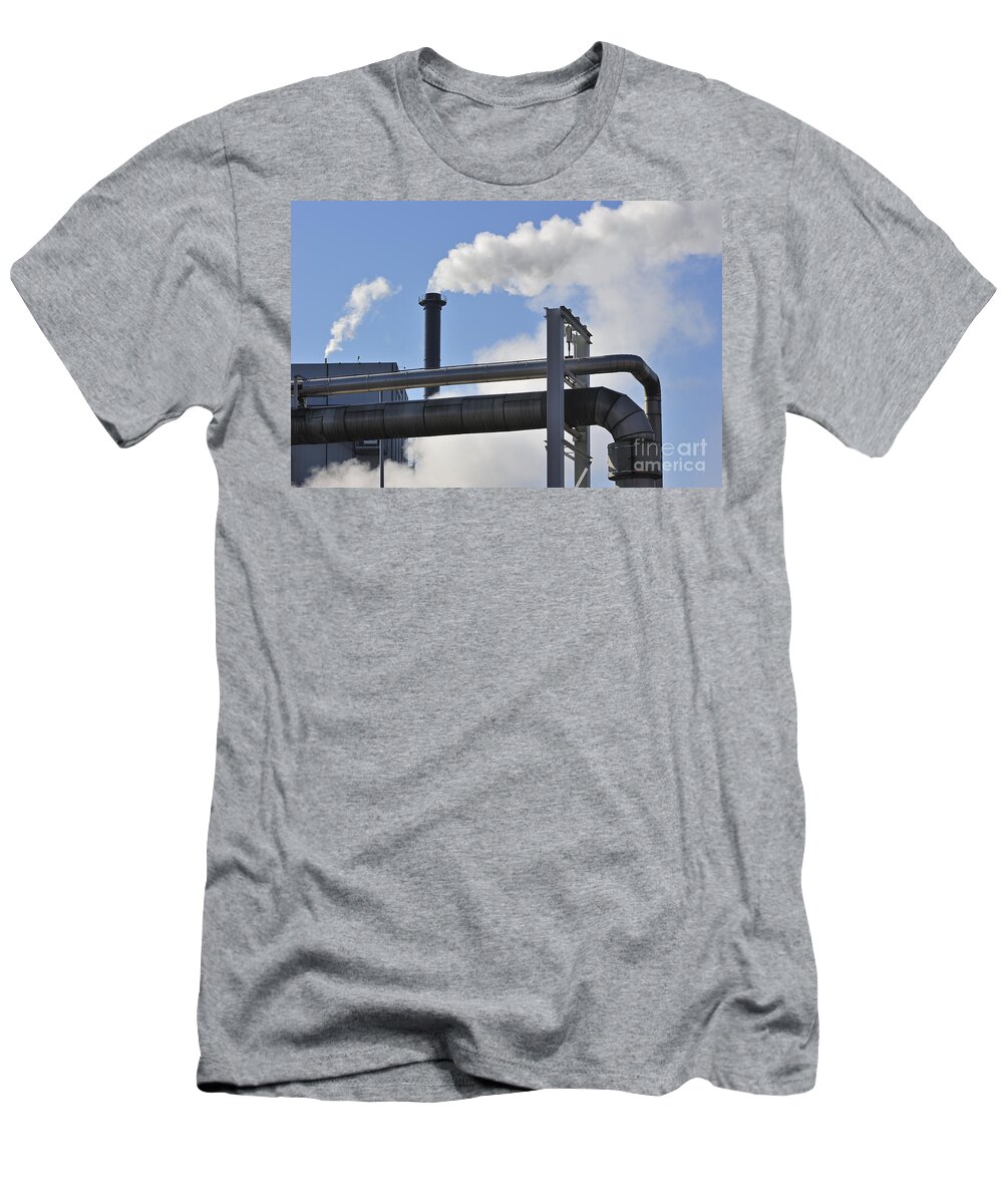 Air Pollution T-Shirt featuring the photograph 110307p011 by Arterra Picture Library