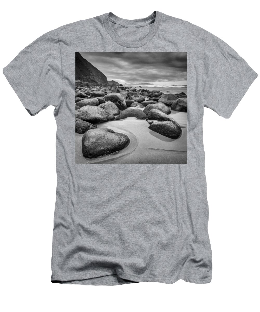 Campelo T-Shirt featuring the photograph Campelo Beach Galicia Spain #12 by Pablo Avanzini