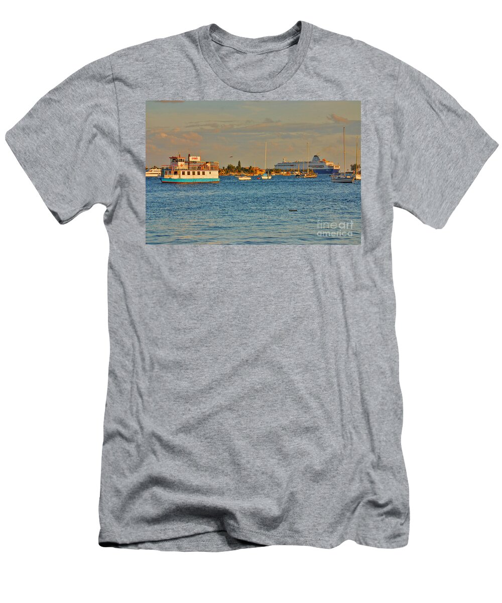  T-Shirt featuring the photograph 14- The Spirit of Palm Beach by Joseph Keane